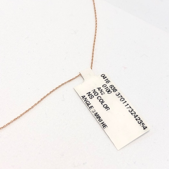 GINETTE NY
Angele 18K Rose Gold 3 Mini Heart Charms 17” Necklace - Picture 12 of 15